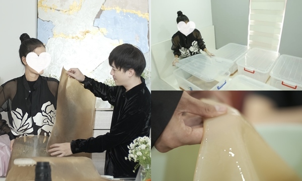 Thí sinh mặc váy làm từ giấm ăn thi bán kết HHHV Việt Nam