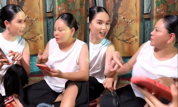 Lần đầu đóng phim cùng nhau, Ngọc Trinh phát hiện bị Lê Giang block