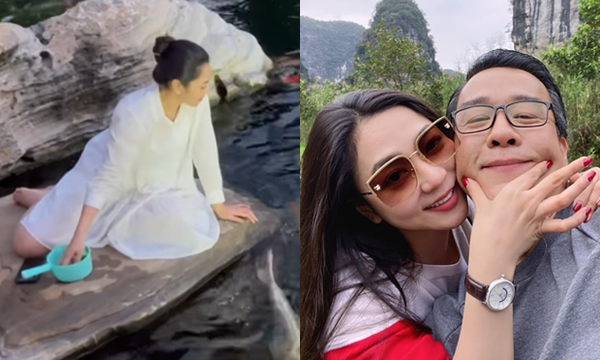 Hà Thanh Xuân vướng tin đồn có thai khi vừa cưới chồng, 