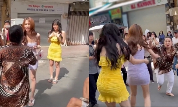 Xôn xao clip Ngọc Trinh và bạn thân đôi co với 