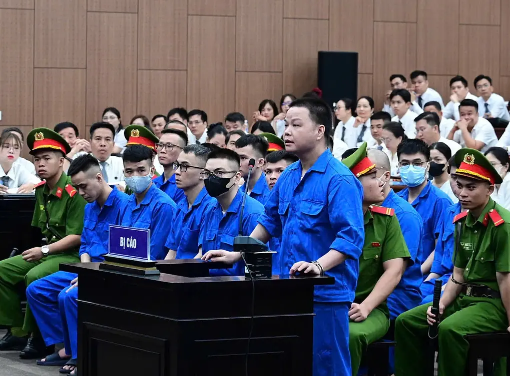 Lê Khắc Ngọ tại tòa. Ảnh: Hoàng Giang