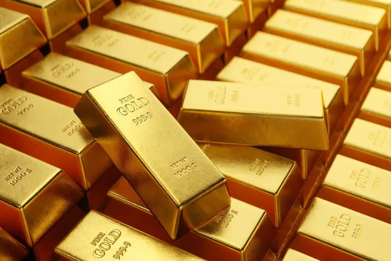 Giá vàng liên tục lập đỉnh mới, trong khi JPMorgan Chase dự báo kịch bản dài hạn có thể đưa kim loại quý này lên tới 8.000 USD/ounce vào năm 2028. Ảnh minh họa: Baidu