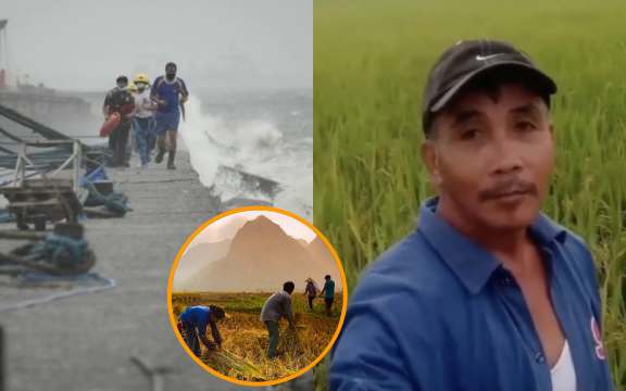 Người nông dân Philippines chụp ảnh ruộng lúa lần cuối vì mai bão về