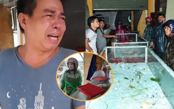 Vụ tiệm vàng Quảng Trị bị bão Noru thổi bay: Anh chủ níu tay không kịp