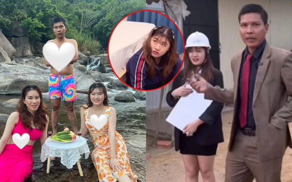 Phất lên sau khi mở công ty riêng, Lộc Fuho đi cắm trại cùng 2 gái xinh gây chú ý
