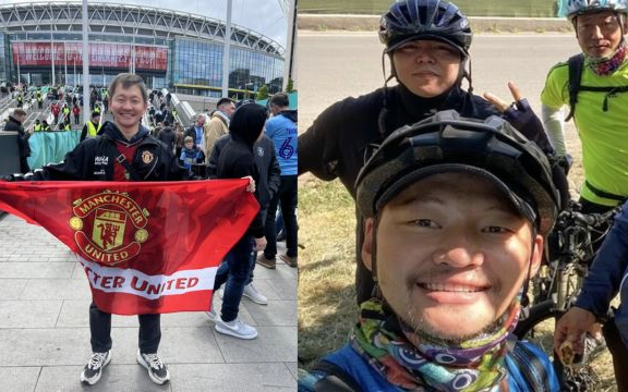 Fan đạp xe 11 tháng từ Mông Cổ tới Anh xem Manchester United đá, suýt nữa phải ra về trong uất ức
