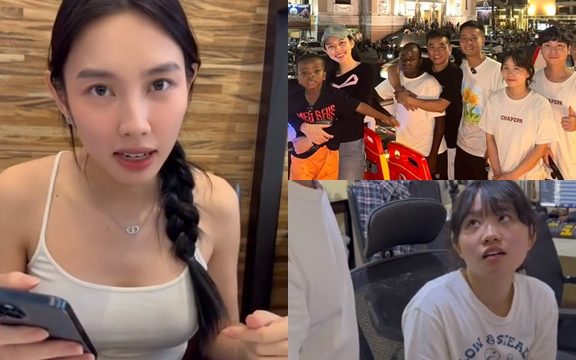 Thùy Tiên lên tiếng về tin đồn bằng mặt không bằng lòng với chị gái Quang Linh Vlogs