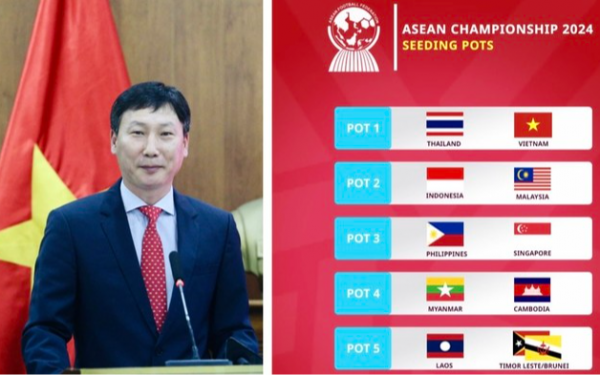 Bốc thăm AFF Cup 2024: ĐT Việt Nam chung bảng với đối thủ truyền kiếp