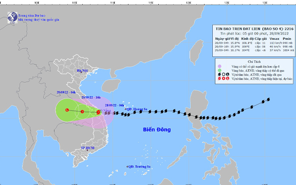 Khẩn: Bão số 4 chỉ còn cách Đà Nẵng 173km; Nhiều tỉnh thành cho học sinh nghỉ học