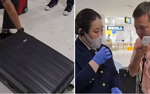 Hành khách lấy nhầm vali ở Thái Lan, mở ra thì hốt hoảng vì những gì bên trong