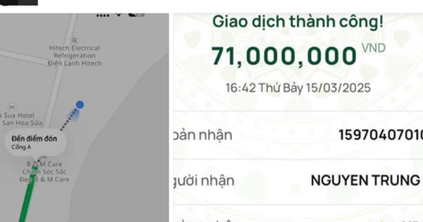 Nữ hành khách chuyển nhầm 71 ngàn thành 71 triệu đồng đã gặp tài xế xe Grab