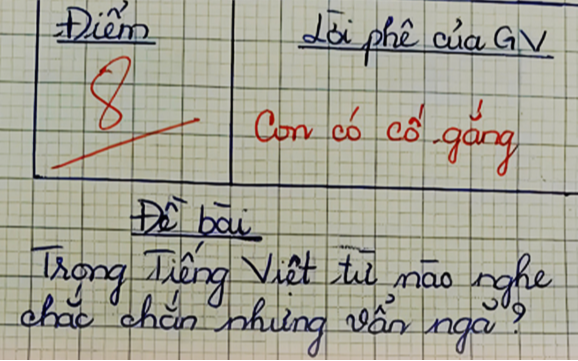 Từ tiếng Việt nào chắc chắn nhưng vẫn ngã?