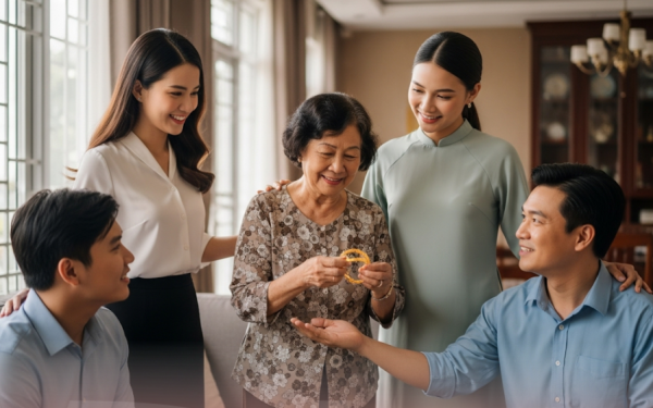 Mừng rỡ vì được con dâu tặng vòng vàng, nhưng nghe câu nói đùa của con, tôi lặng lẽ về quê