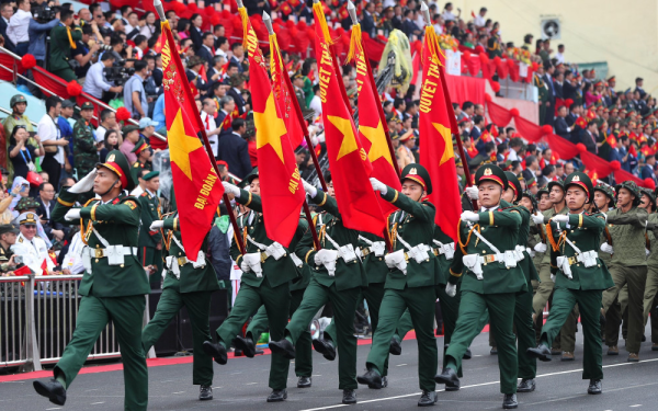 Chi tiết 7 hướng đi của khối diễu binh, xe pháo trên các tuyến phố Hà Nội