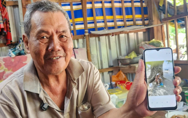 Người đàn ông nghèo cưu mang 