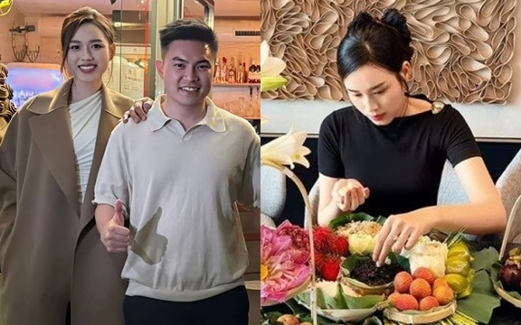 "Dâu hào môn" Đỗ Thị Hà gặp sự cố khi thể hiện nữ công gia chánh, chồng thiếu gia tập đoàn phải ứng cứu "Dâu hào môn" Đỗ Thị Hà gặp sự cố khi thể hiện nữ công gia chánh, chồng thiếu gia tập đoàn phải ứng cứu