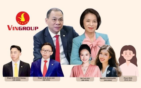 Gia đình tỷ phú Phạm Nhật Vượng  Gia đình tỷ phú Phạm Nhật Vượng