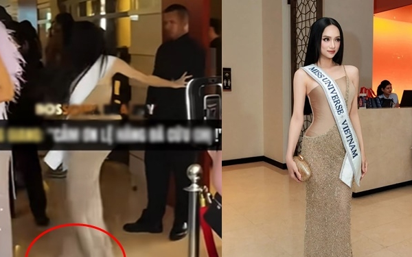 Thót tim: Hương Giang loạng choạng ngã nhào tại Miss Universe, nguyên do vì đâu?