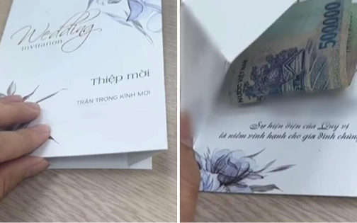 Mới đi làm được 2 ngày, cô gái nhận được thiệp cưới kẹp tờ 500 nghìn đồng cùng một lời dặn