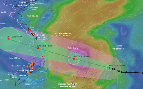 Tin bão khẩn cấp, bão số 13 "đặc biệt nguy hiểm", từ chiều nay loạt tỉnh thành có mưa rất lớn