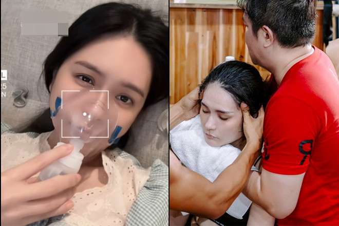 Xôn xao ảnh Đoàn Di Băng ngất xỉu, phải thở oxy khi ông xã Nguyễn Quốc Vũ bị bắt