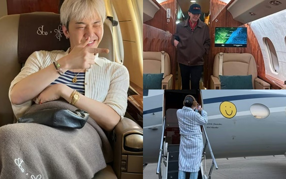 Bên trong máy bay riêng 70 tỷ won đưa G-Dragon đến Việt Nam