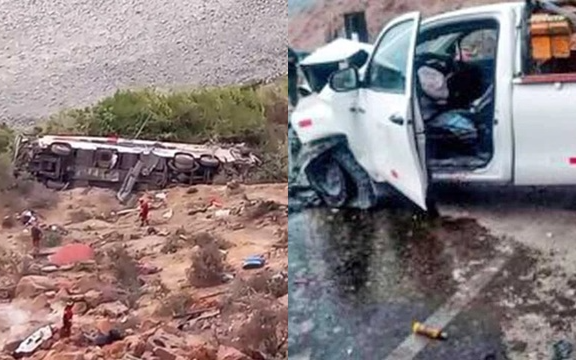 Xe buýt mất lái rơi xuống khe núi, ít nhất 37 người thiệt mạng