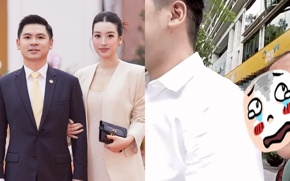 Bị người phụ nữ đưa sát điện thoại vào mặt và tỏ tình, chồng Hoa hậu Đỗ Mỹ Linh phản ứng gây ngạc nhiên