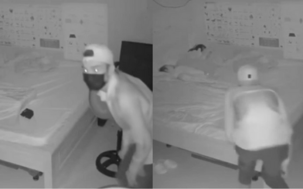 Chồng đi làm ca đêm, vợ và 2 con không ngờ với cảnh tượng xảy ra trong lúc ngủ: 35 giây ám ảnh!