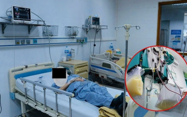 Người đàn ông Hà Nội máu trắng như sữa, 3 ngày liên tiếp phải lọc máu vì loại đồ uống nam giới mê