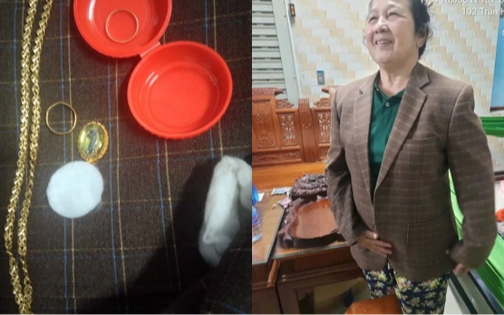 Tìm lại chủ nhân cho số vàng để quên trong túi áo ủng hộ bà con lũ lụt