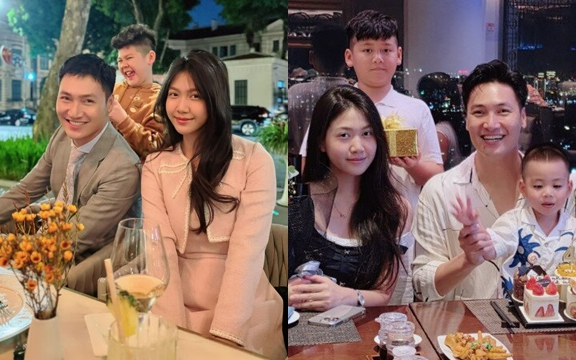 Nam thần VTV cưới bạn học, có 3 con đặt tên rất hay, ái nữ duy nhất lớn lên đẹp như Hoa hậu