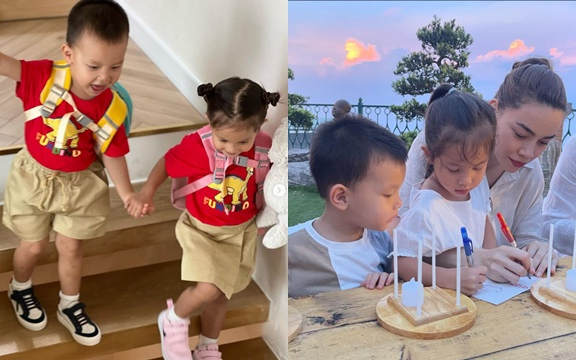 Sao Việt đưa con đi học mẫu giáo từ sớm: Thanh Trúc chuyển trường cho ái nữ, Hồ Ngọc Hà làm "gia sư" tiếng Việt