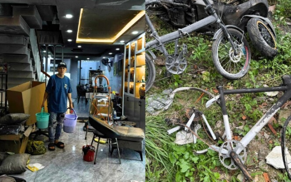 Nam ca sĩ Vbiz bị cháy nhà 4 tầng, thiệt hại tài sản nặng nề, phải đi ăn ngủ nhờ hàng xóm