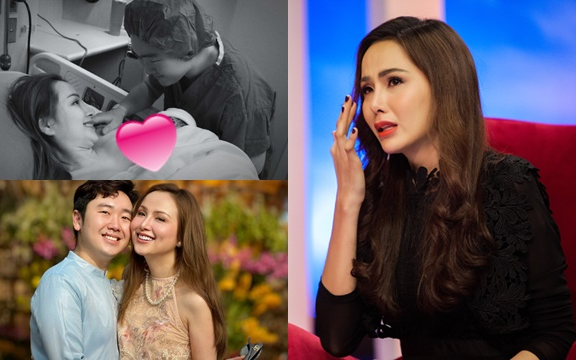 Vừa sinh con thứ 2 ở Canada, Diễm Hương đòi "bỏ chồng về nước", em bé được vài ngày tuổi lại đón "tin vui"