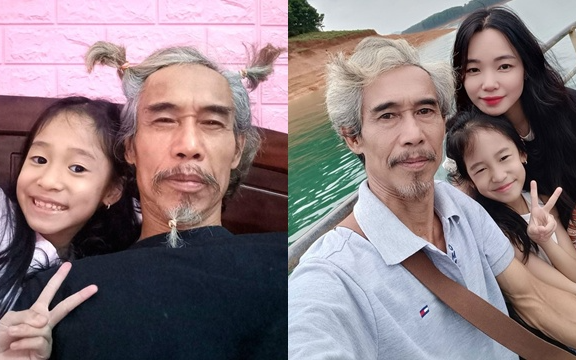 Nam nghệ sĩ ‘khổ nhất màn ảnh Việt’ lấy vợ kém 25 tuổi, tóc bạc trắng đầu vẫn làm bố trẻ con