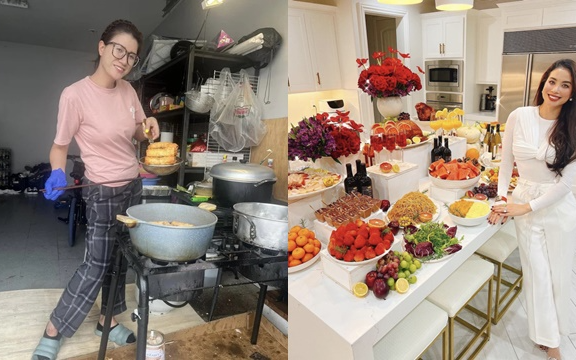 Phạm Hương đăng bàn tiệc Lễ Tạ ơn rực rỡ trong biệt thự 1000m2 tại Mỹ, khoe cuộc sống viên mãn ở trời Tây