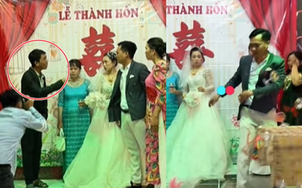 Bố vợ không nhận rượu mừng, con rể đạp đổ đám cưới