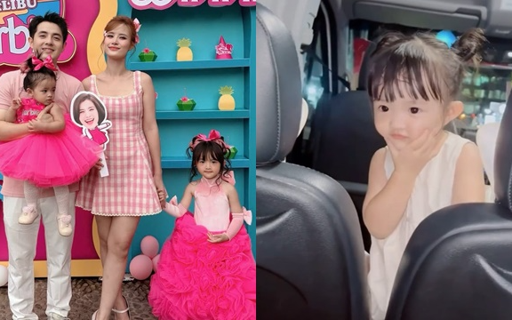 Gia đình Đông Nhi - Ông Cao Thắng khoe "thành viên mới", bé Winnie đi đón bằng xe sang