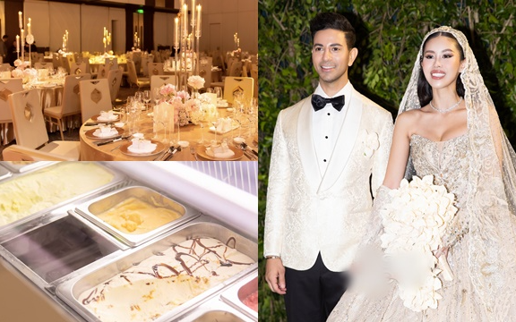 Thực đơn trong đám cưới Tiên Nguyễn, đọc menu đã thấy siêu đắt tiền