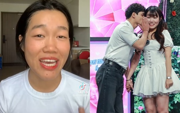 TikToker Lê Thụy và chàng trai bấm nút ở 