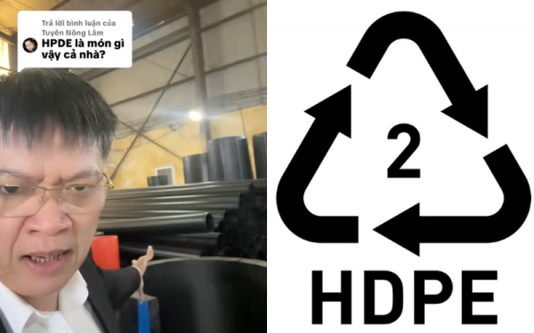 HDPE là gì mà gây sốt cõi mạng, ai cũng nói 
