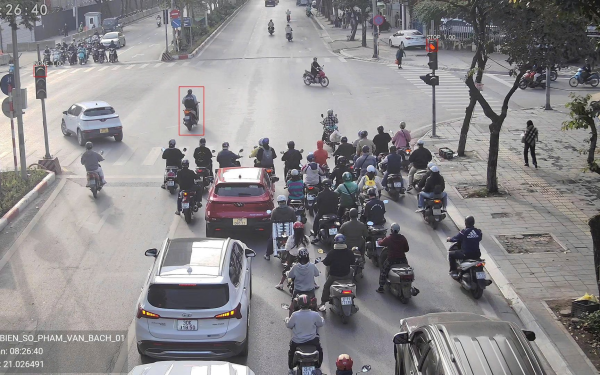 Hà Nội: Danh sách hơn 100 trường hợp vi phạm bị Camera AI 