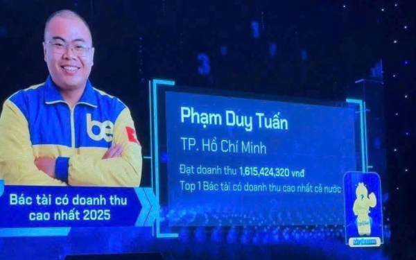 Tài xế BE đạt doanh thu 1,6 tỷ đồng: "Tiền bỏ túi" là bao nhiêu?