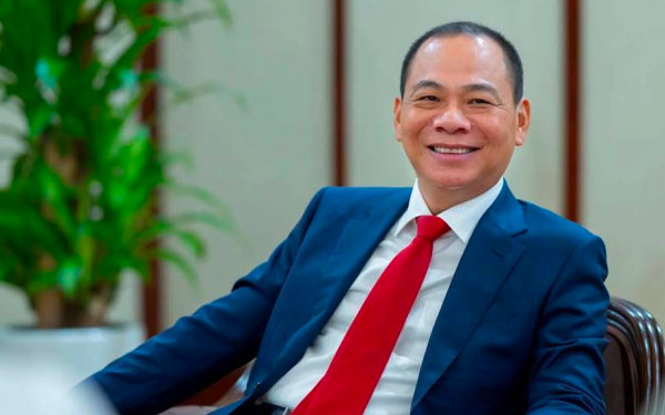 Ông Phạm Nhật Vượng leo top người giàu thế giới
