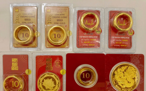Giá vàng hôm nay (25/12): Vàng SJC lập đỉnh mới, nhẫn sắp chạm đỉnh cũ 160,5 triệu đồng/lượng