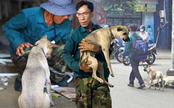 Phía sau bức ảnh người đàn ông lang thang cùng chú chó ở TP.HCM, xin việc hơn 30 công trình đều bị từ chối