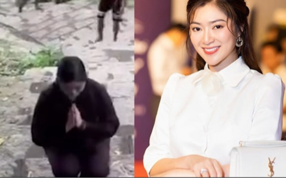 Xúc động hình ảnh Thanh Trúc quỳ gối để cầu con