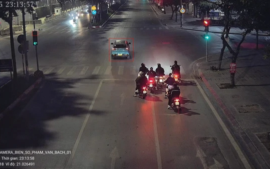 Danh sách hơn 100 phương tiện bị Camera AI 