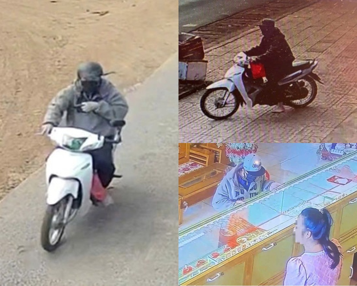 Vụ cướp tiệm vàng đầu năm ở Lâm Đồng: 4 lượng vàng “bốc hơi” trong chớp mắt, công an truy bắt khẩn